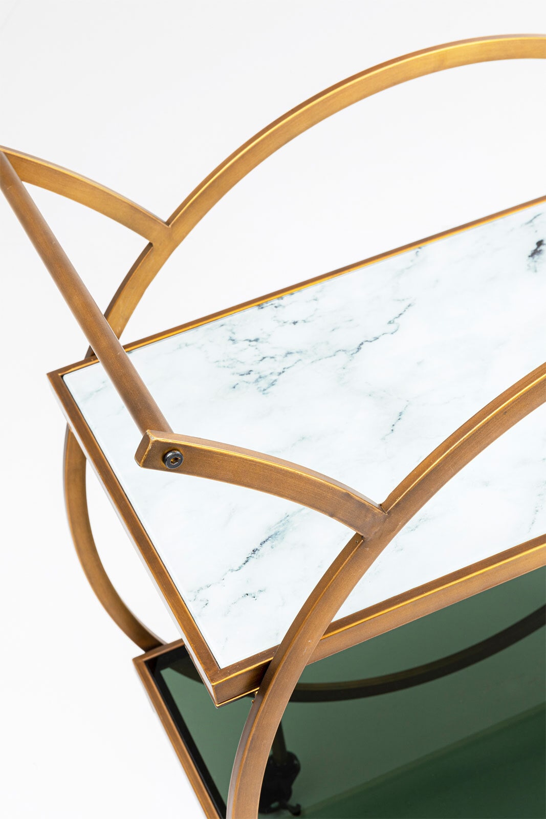 KARE DESIGN Servierwagen LOFT BRASS goldfarbig