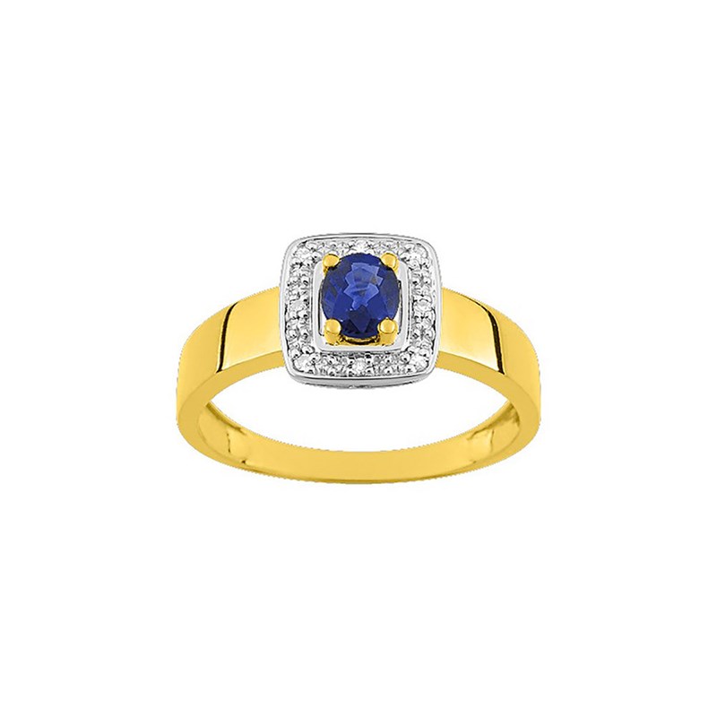 Bague femme - Saphir - Or 18 Carats