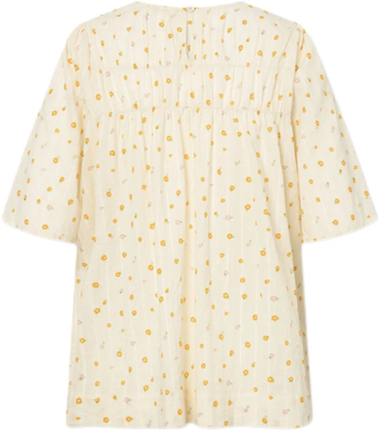 Nué Notes Atticus Blouse Orange flowers