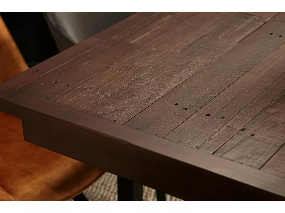 Table à manger extensible bois recyclé 140-180 SAMOA