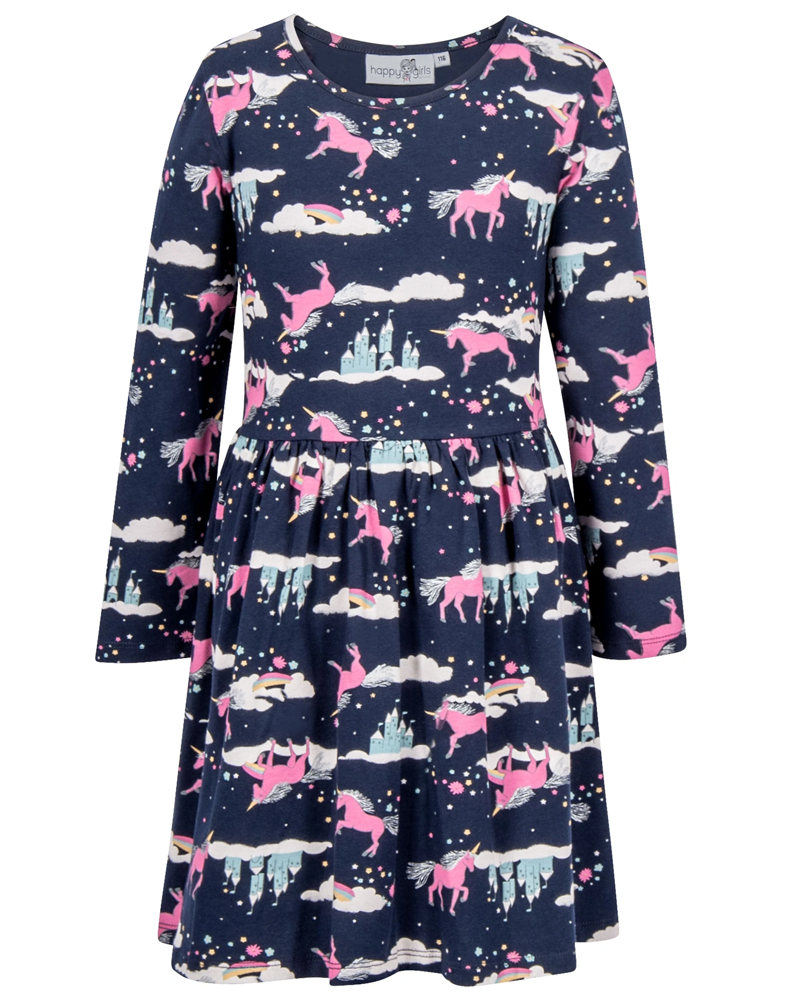 Langarmkleid MAGIC CASTLE in navy