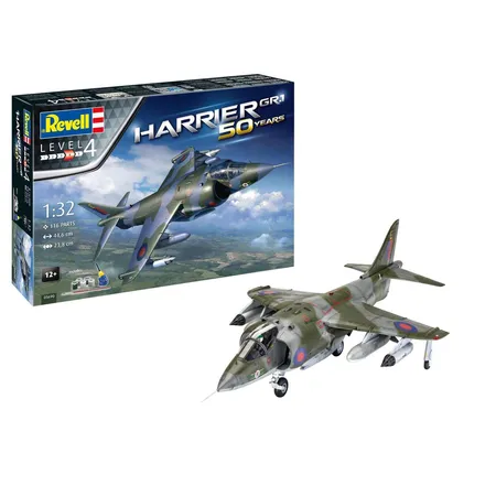 Revell Harrier GR.1, 50 Years