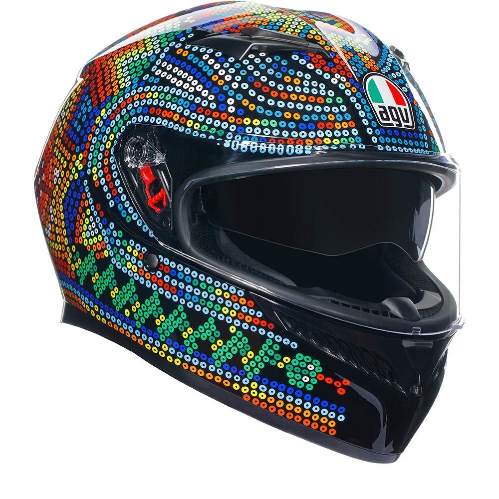 AGV - Casque K3 Rossi Winter Test 2018 Multicolore