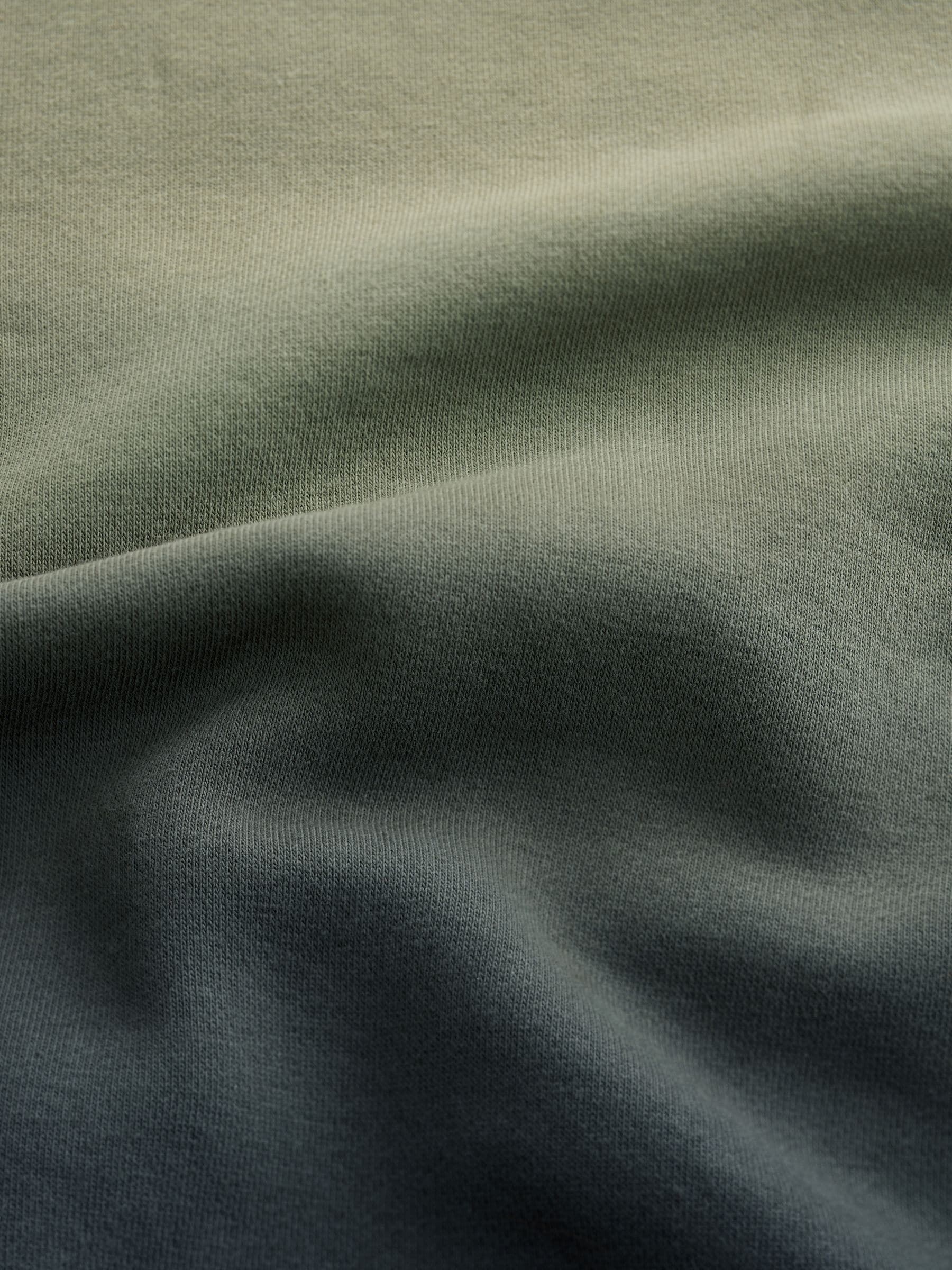 Groen - Dip Dye Katoenrijke Jersey Hoodie