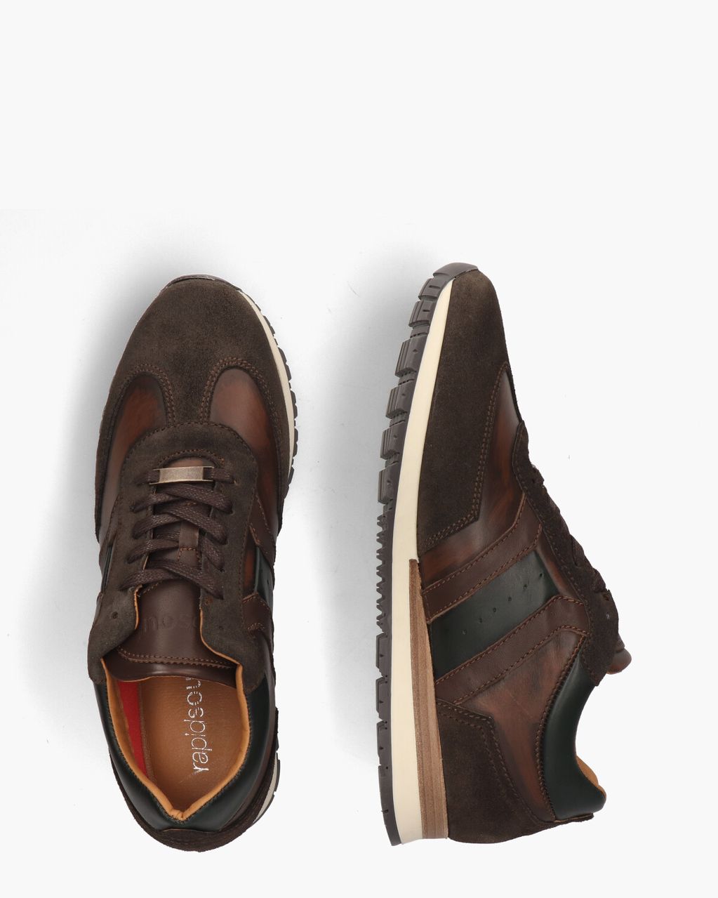 Rapid Soul Sweder Bruin Herensneakers