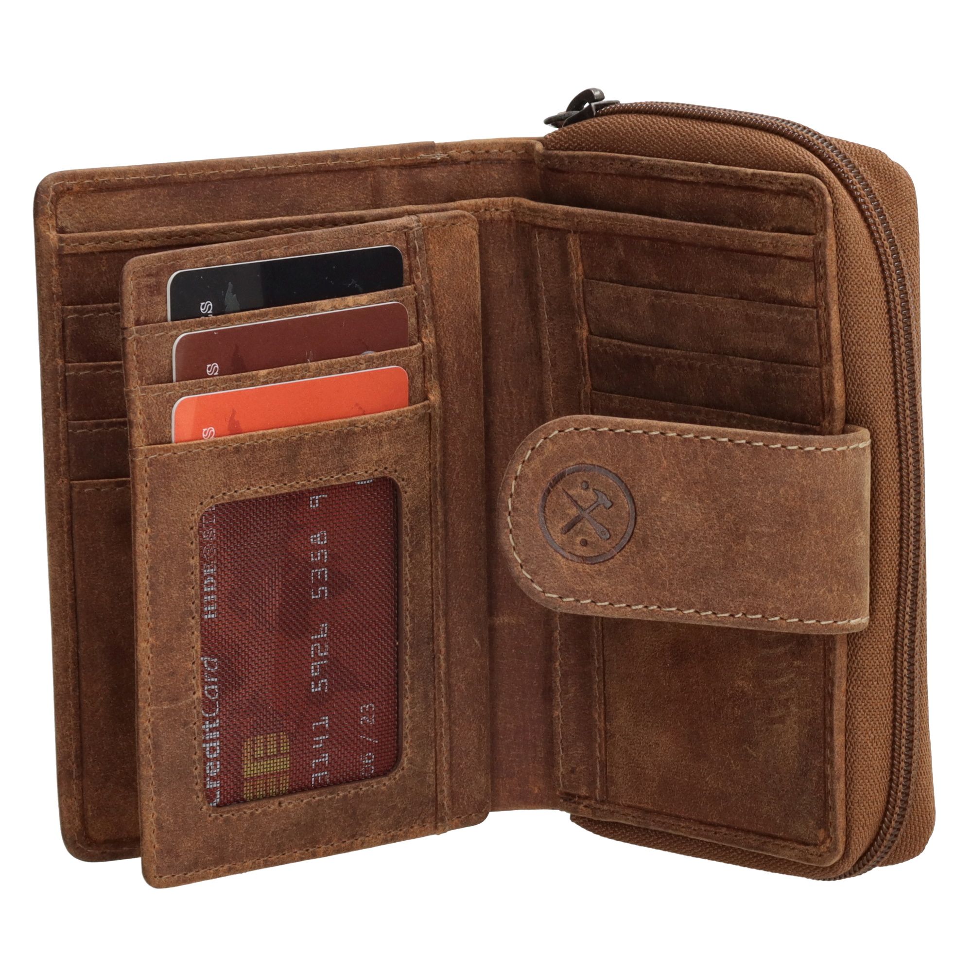 Hide & Stitches Idaho Wallet Bruin