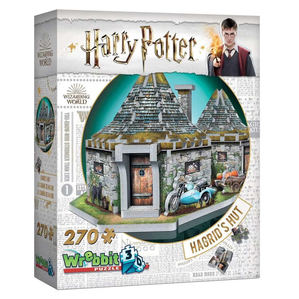 PUZZLE 3D 270 PIECES LA CABANE DE HAGRID - HARRY POTTER