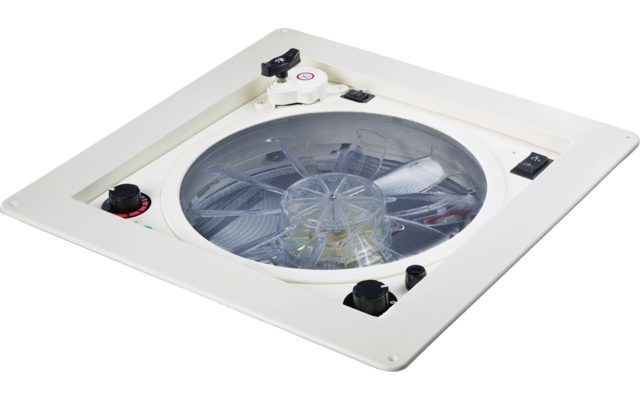 Dometic FanTastic Vent Dachbelüftung mit weißer Kuppel 400 x 400 mm
