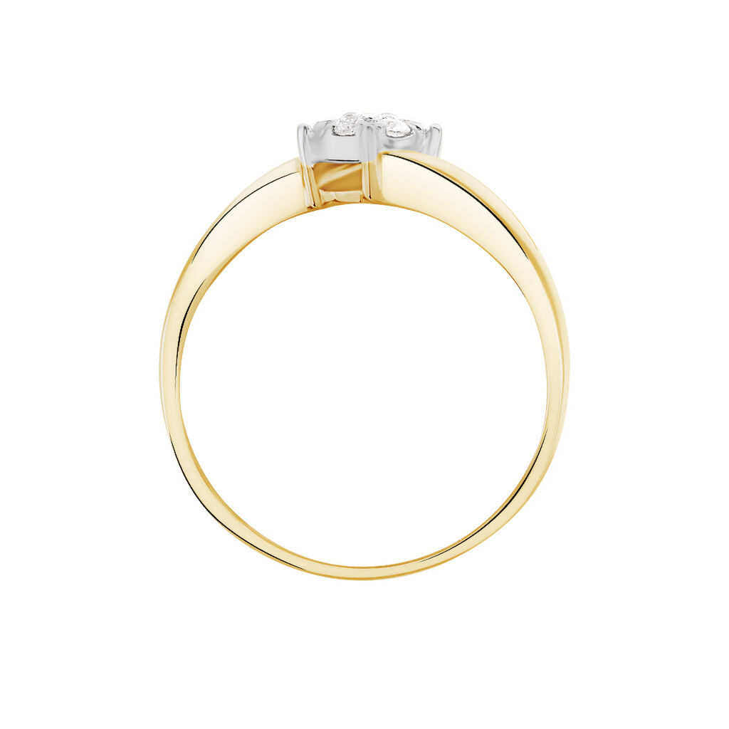 Bague Solitaire Lysia Or Jaune Diamant