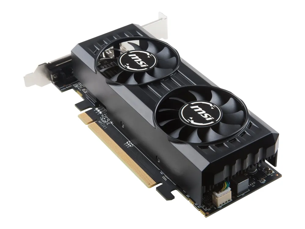 MSI RX 550 4GT LP OC - Grafikkort - Radeon RX 550 - 4 GB GDDR5 - PCIe 3.0 x8 lavprofil - DVI, HDMI