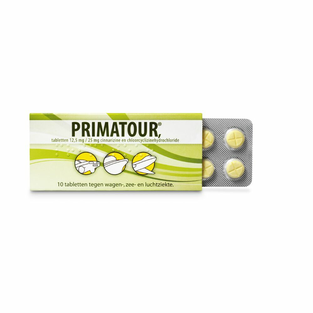Primatour bij Reisziekte 10 tabletten