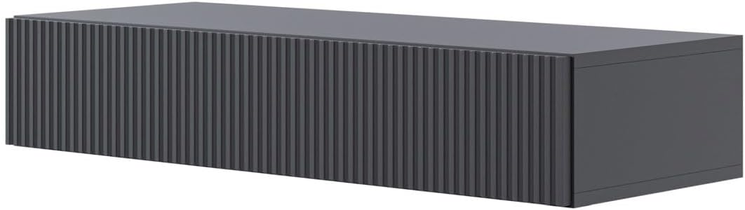 Selsey Konsolentisch Mit Schublade Hängend Beistelltisch 90 cm Eingangstisch Konsole Schminktisch Veldio Schwarz