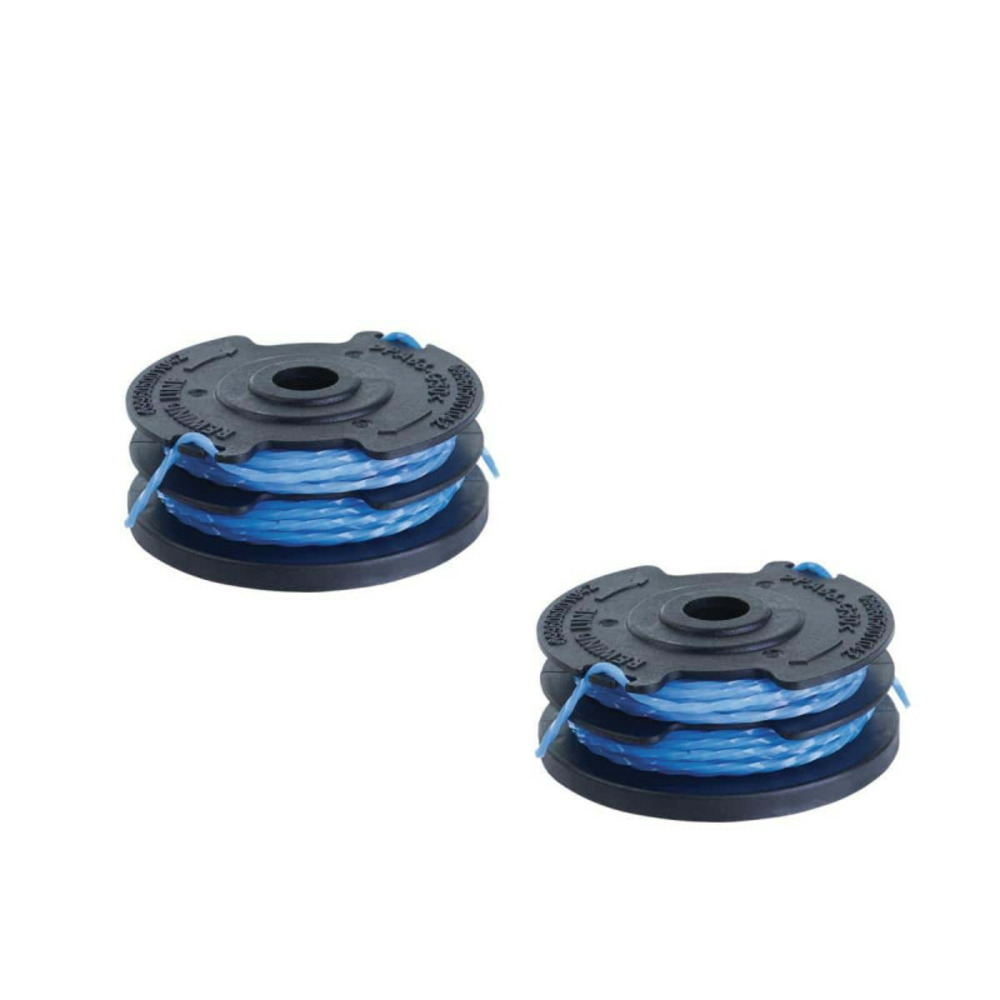 Lot de 2 bobines double fil torsadé ryobi 1,5mm pour coupe-bordures - rac110