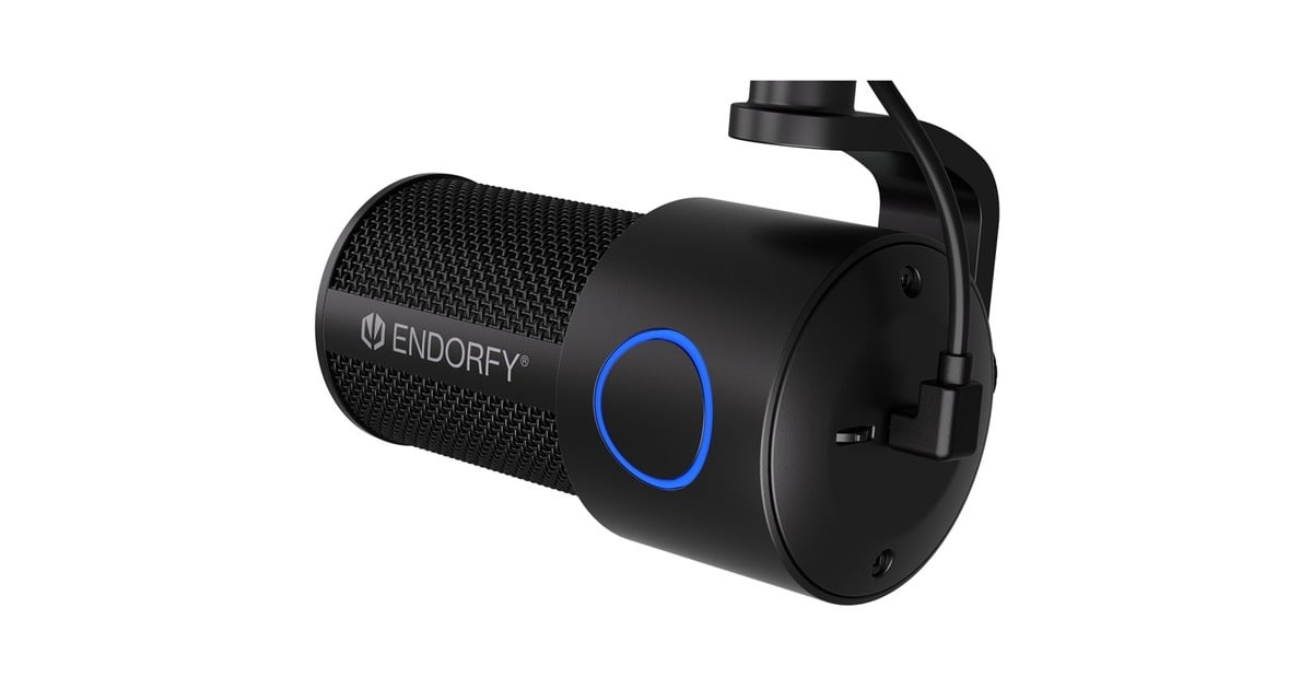 ENDORFYSolum Studio microfoon  (Zwart, 3,5 mm aansluiting, USB)