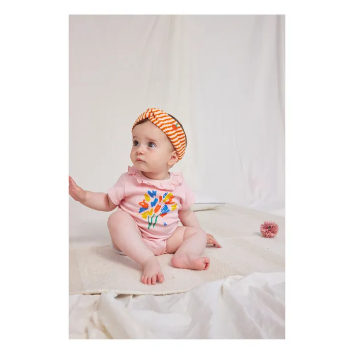 Bobo Choses Body Coton Bio Feux d'Artifices | Rose