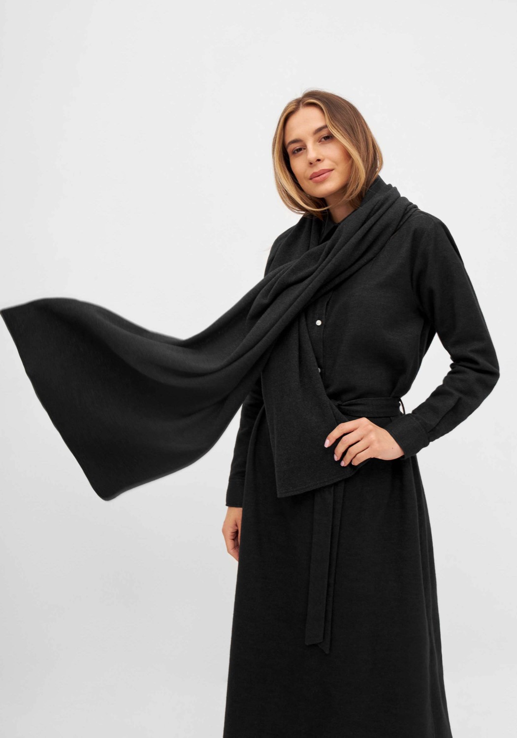 Givn Berlin Schal Dana Dark Grey