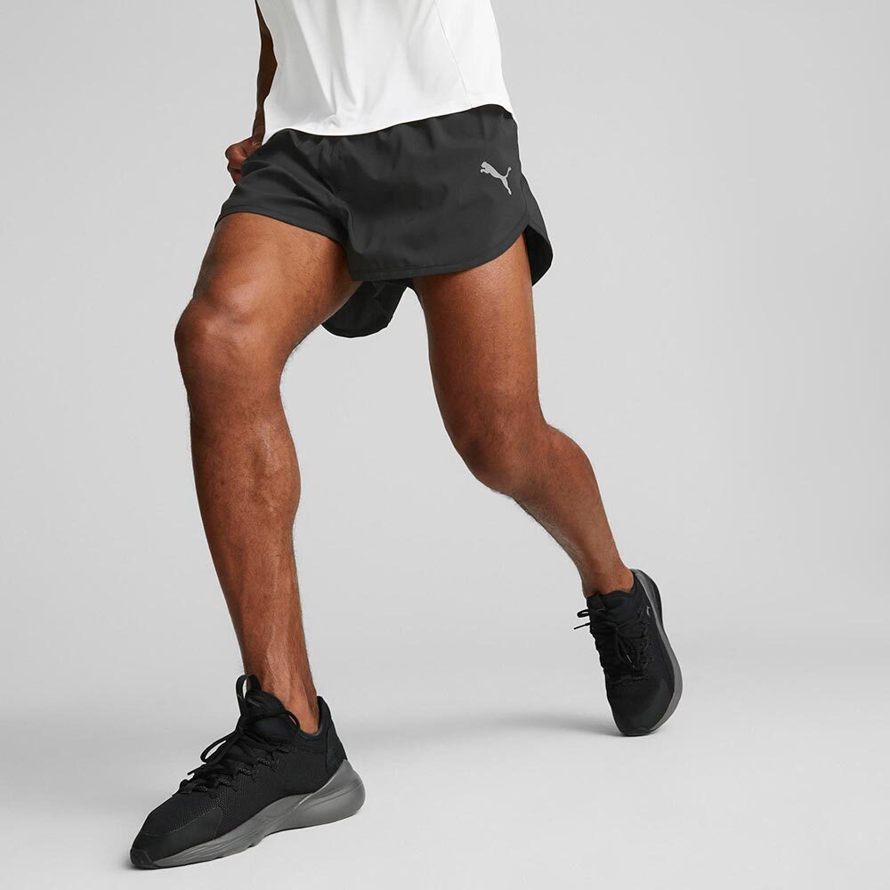 PUMA Run Favorite Split Hardloopbroek Kort Zwart Heren
