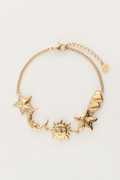 Starry armband met verschillende bedels