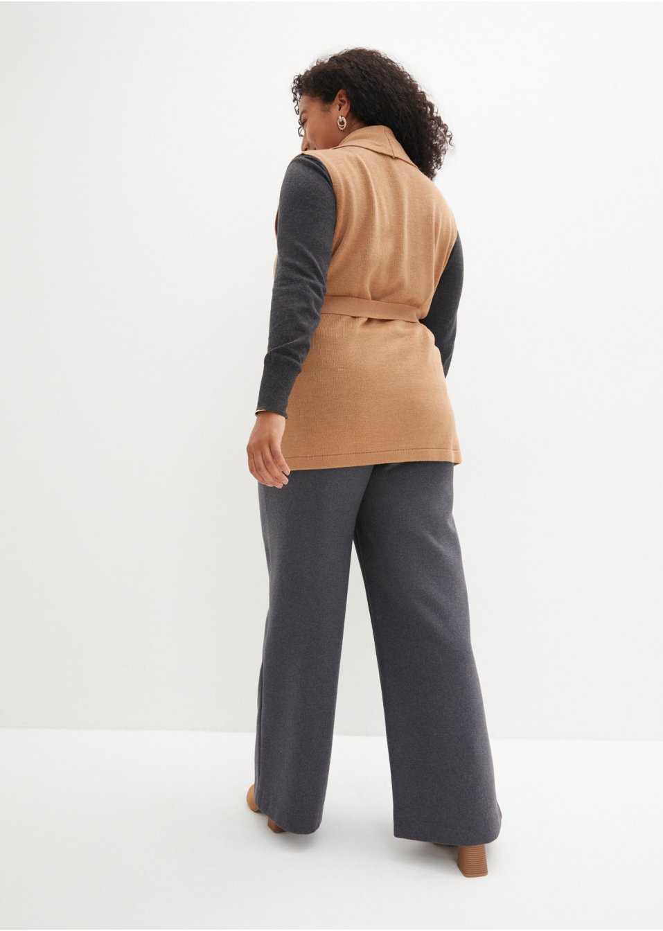 Gilet sans manches en maille
