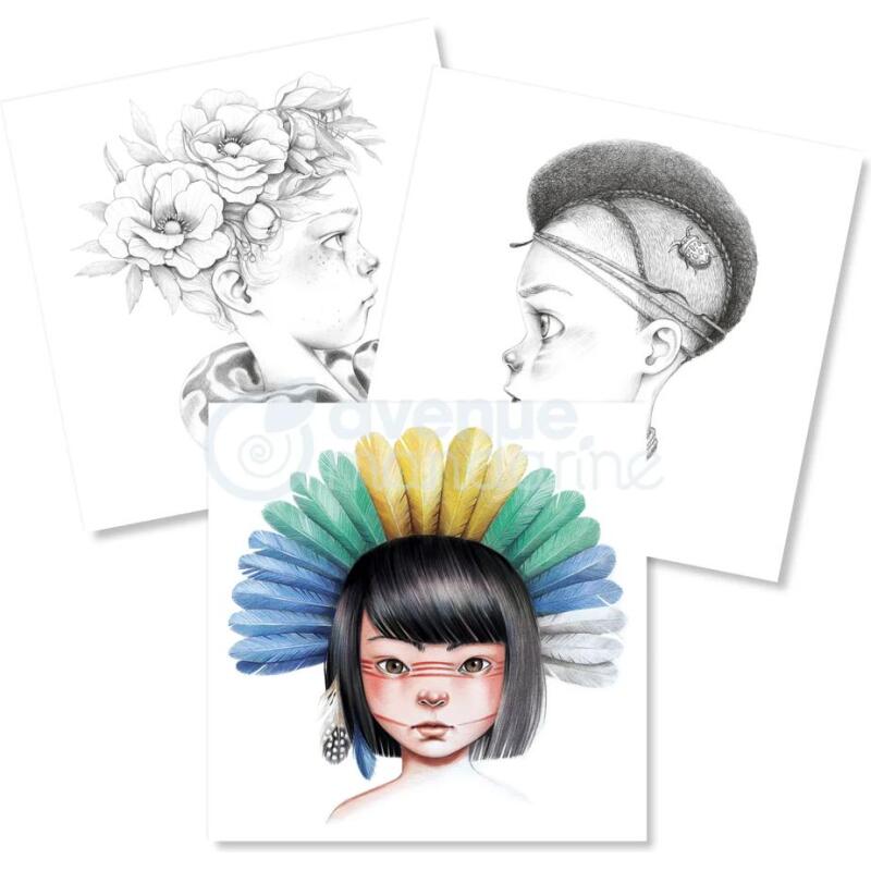Carnet de coloriage Wild 5 - Bleu