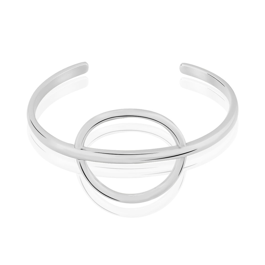 Bracelet Jonc Timie Acier Blanc