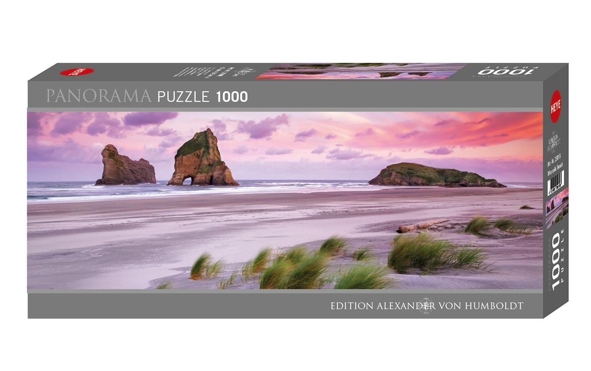 Puzzle Wharariki Beach PanoramaPuzzle mit 1000 Teilen