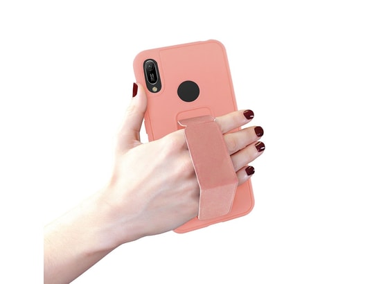 MOOOV - Coque smartphone Coque semi-rigide magnétique avec support pour huawei y6 20...