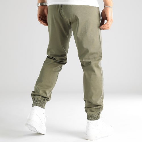 Lot De 2 Jogger Pants Regular Fit 2707 2709 Noir Vert Kaki
