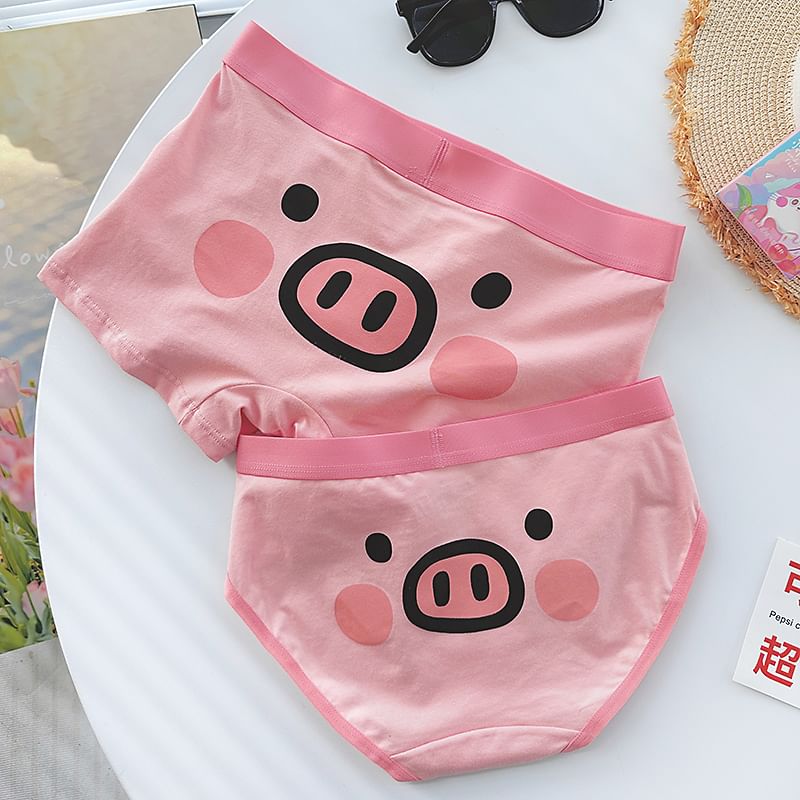 Pancherry - Koppelset: Varkensprint slipje + boxershort