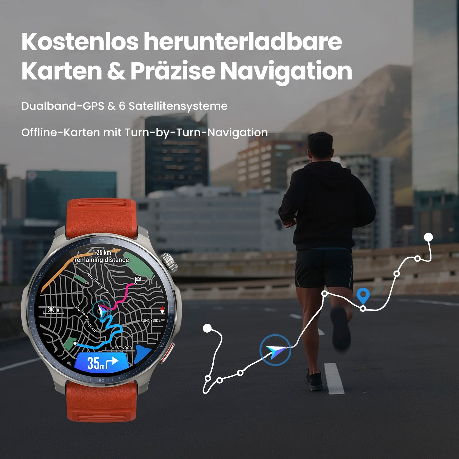 Amazfit Smartwatch »Balance 2« ( ) ZEPP OS 3.0