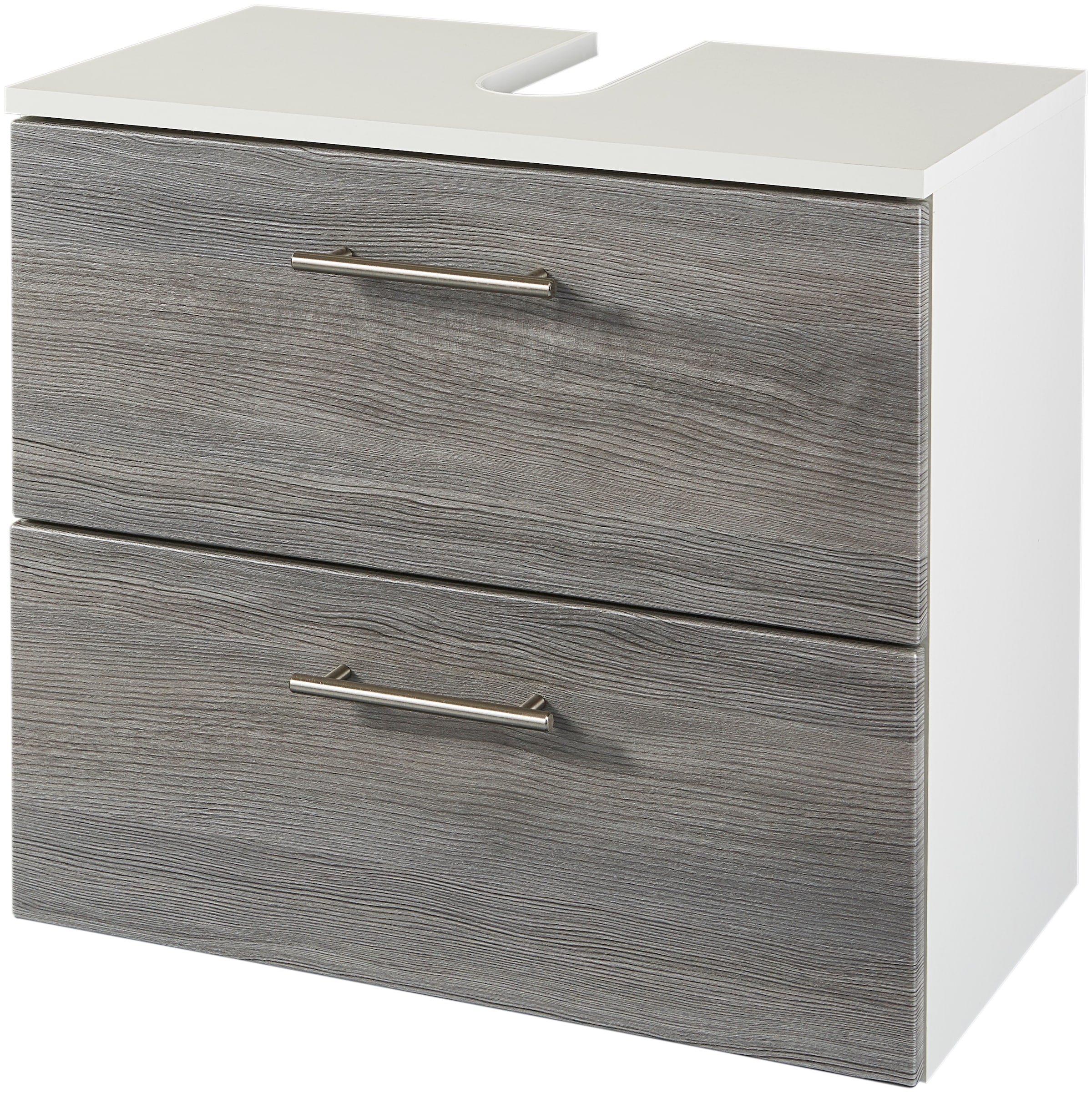 welltime Waschbeckenunterschrank »Trento, verschiedene Ausführungen und Farben« Badmöbel, Breite 60 cm, Beckenunterschrank auf Füssen, Made in Germany
