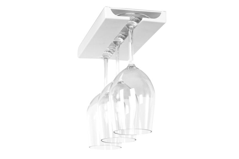 Halter für Stielgläser - Weiß