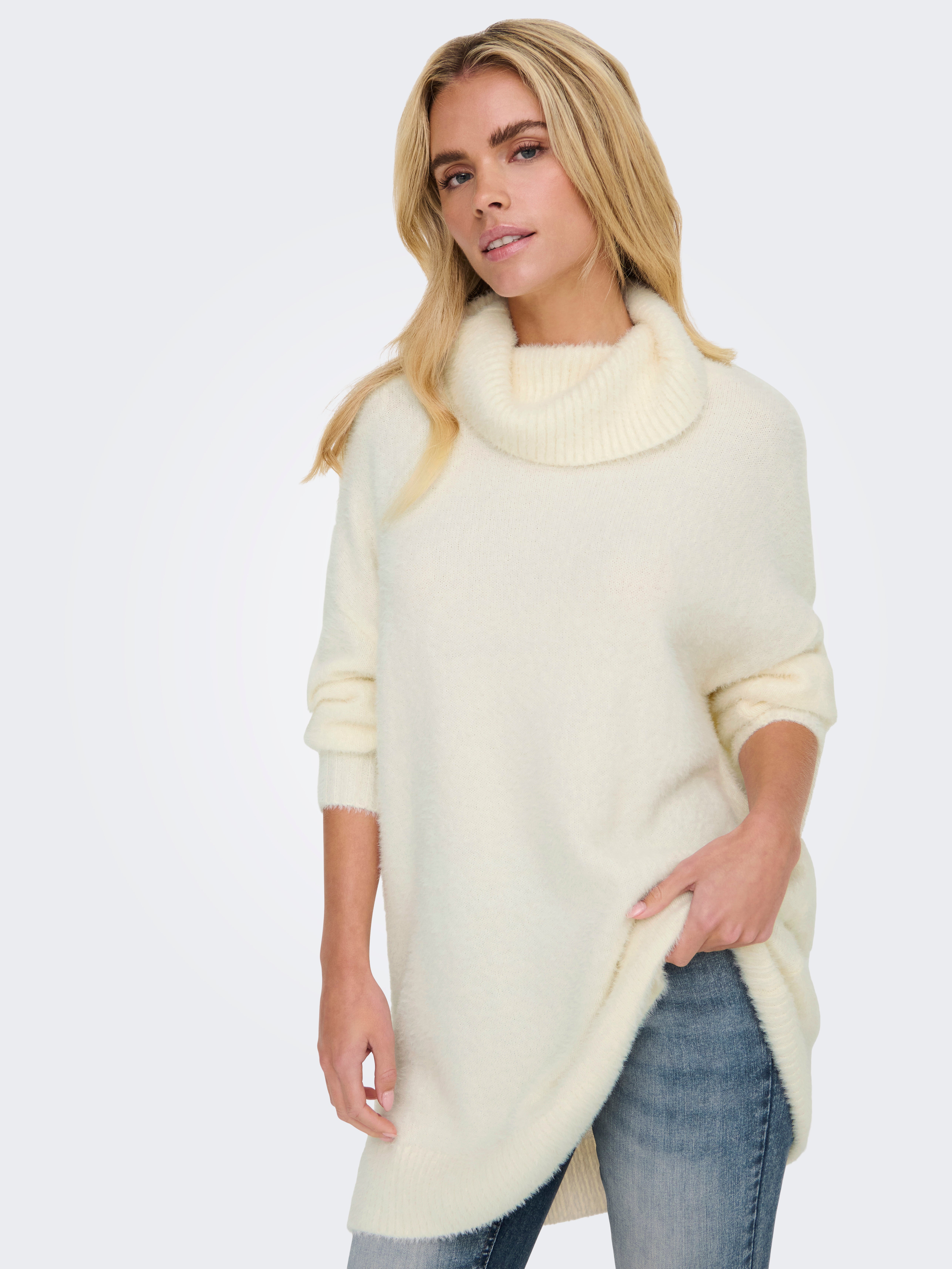 ONLPIUMO Strickpullover Cloud Dancer