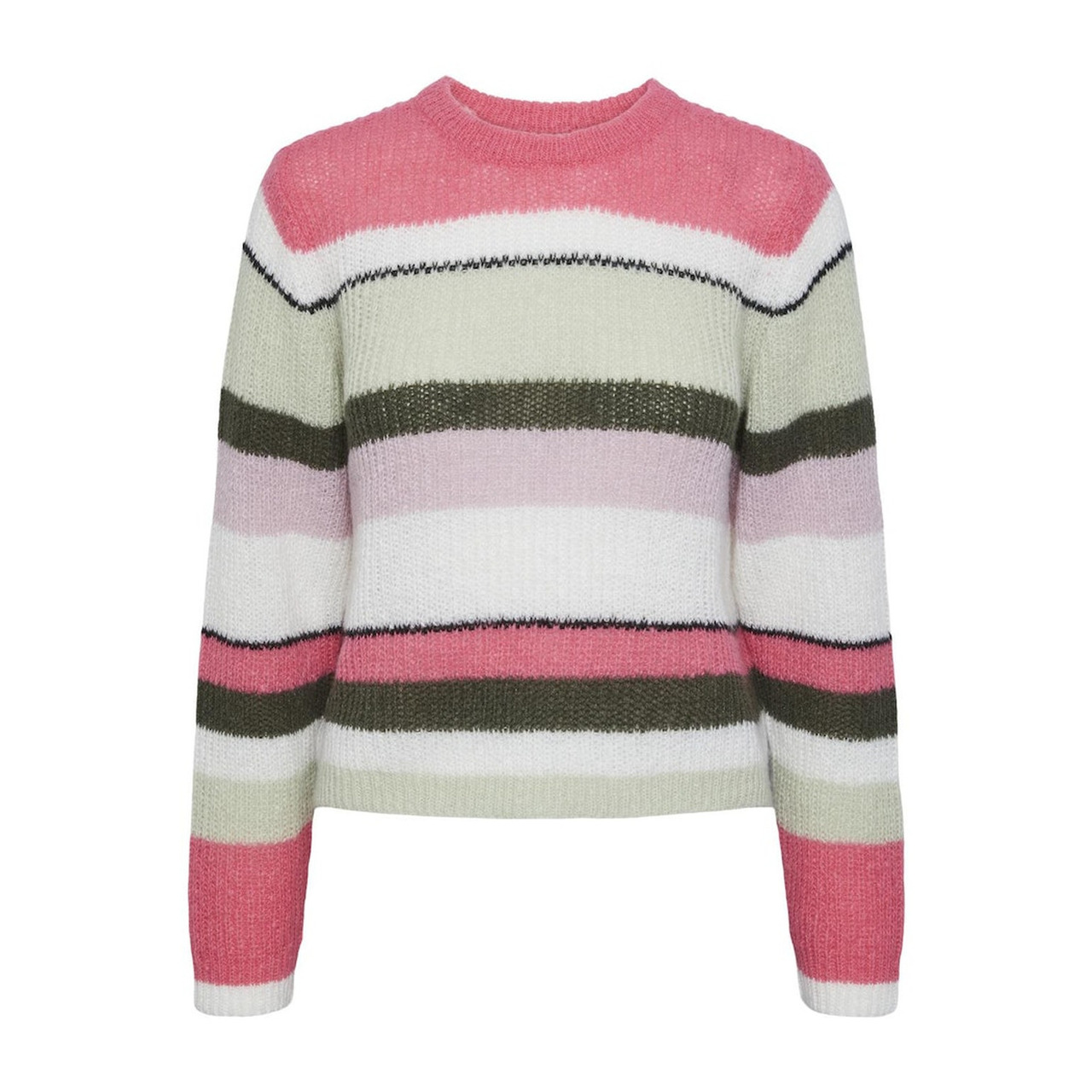 Pieces PCBRANDON LS O-NECK KNIT BC