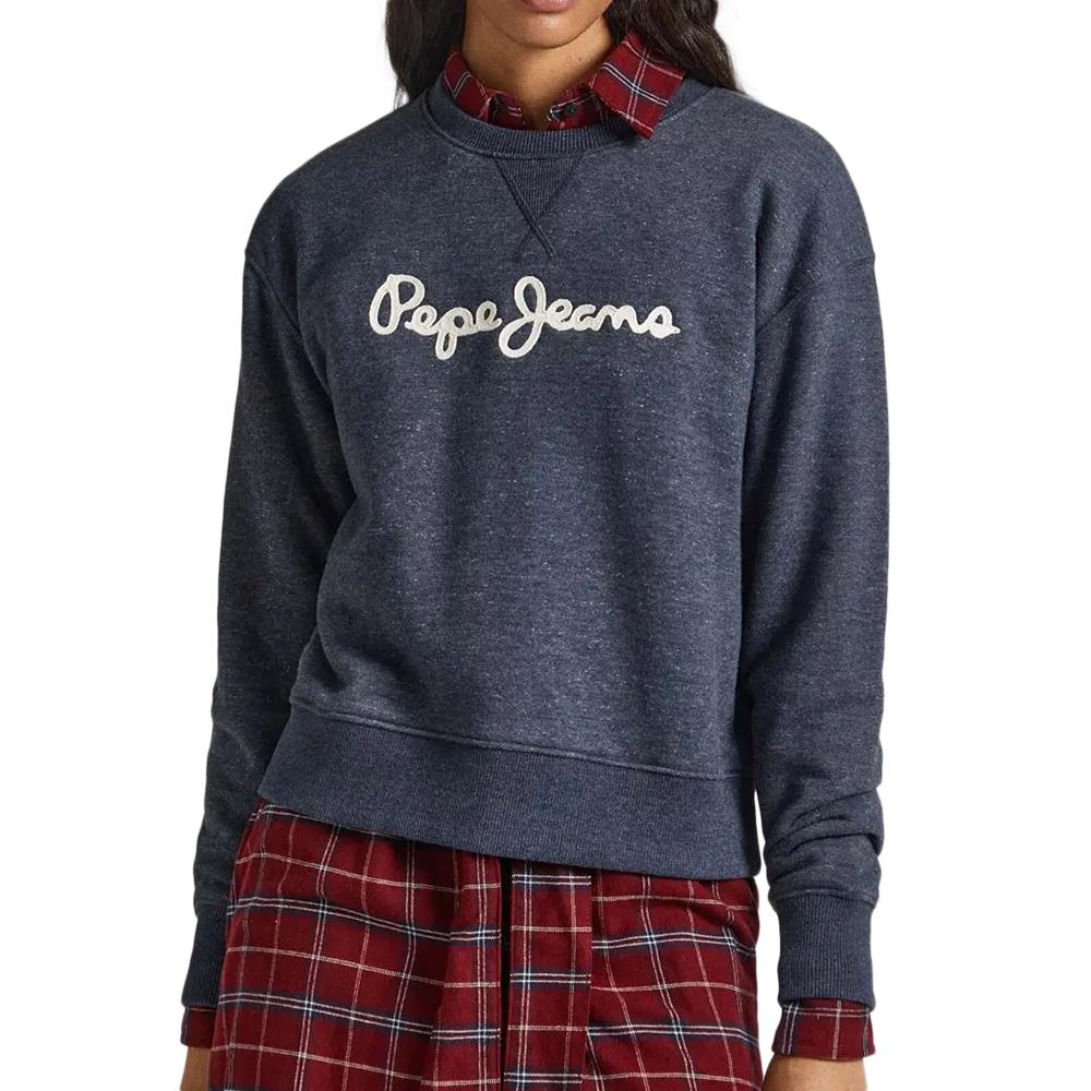 Pepe jeans Sweat Marine Femme Pepe Jeans Nanette PL581256