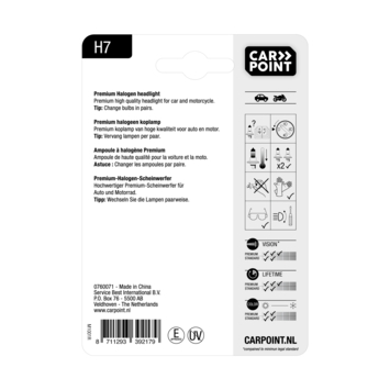Carpoint autolamp H7 Premium 12V 55W