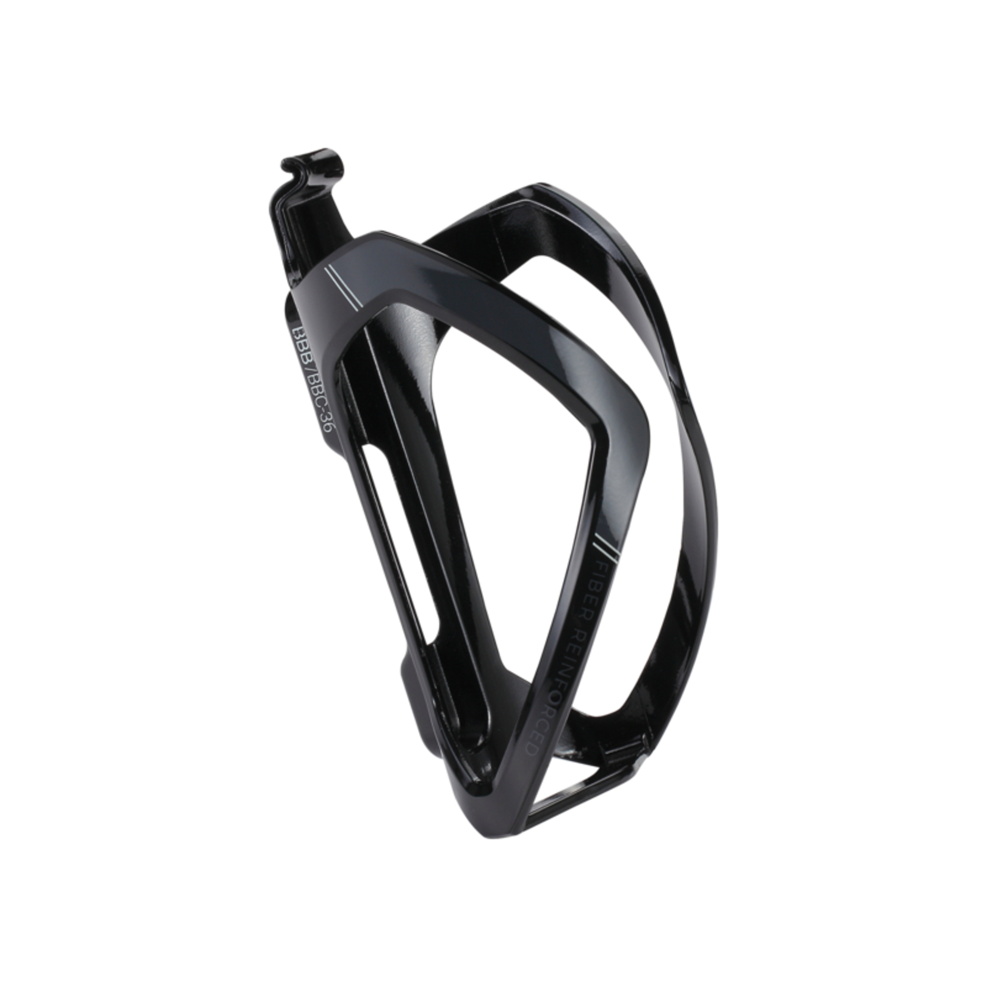 BBB Cycling BBC-36 FlexCage Bidonhouder Glanzend Zwart