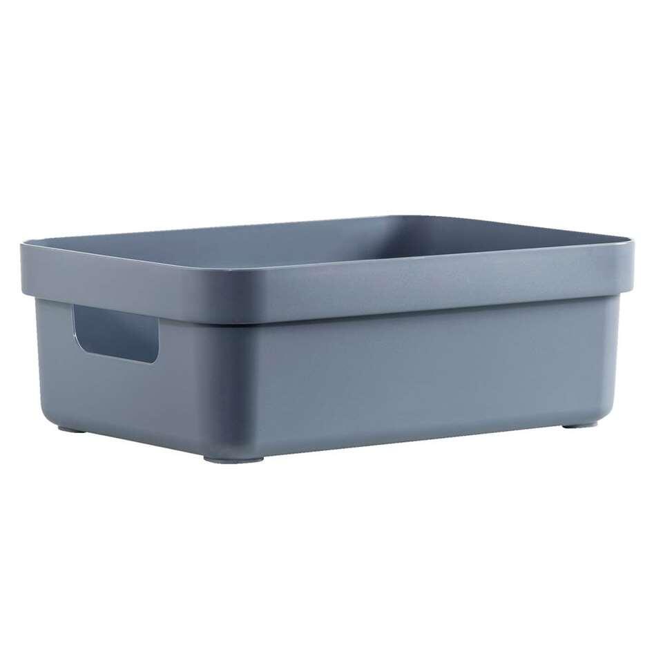 Sigma home box 9 liter - donkerblauw - 35,2x25,3x12,2 cm