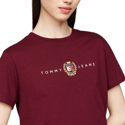 Tee-shirt à manches courtes femme Reg Crest Linear TOMMY HILFIGER