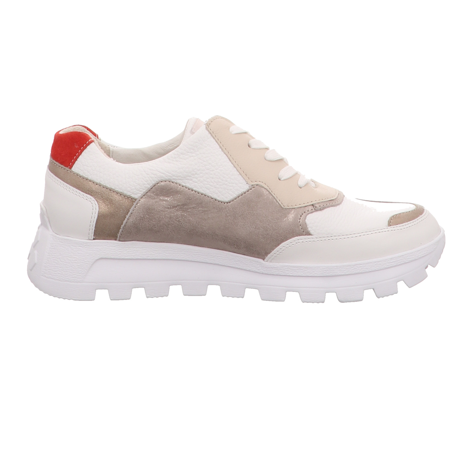 Waldläufer Sneaker bunt weiss/weiss kombi