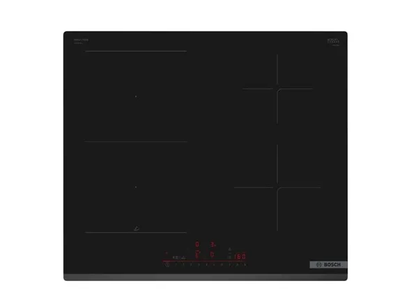 Bosch Serie | 6 PVS63KHC1Z - Induktions kogeplade - 4 plader - Niche - bredde: 56 cm - dybde: 49 cm facetteret front - sort