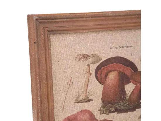 Cadre en bois et tissu