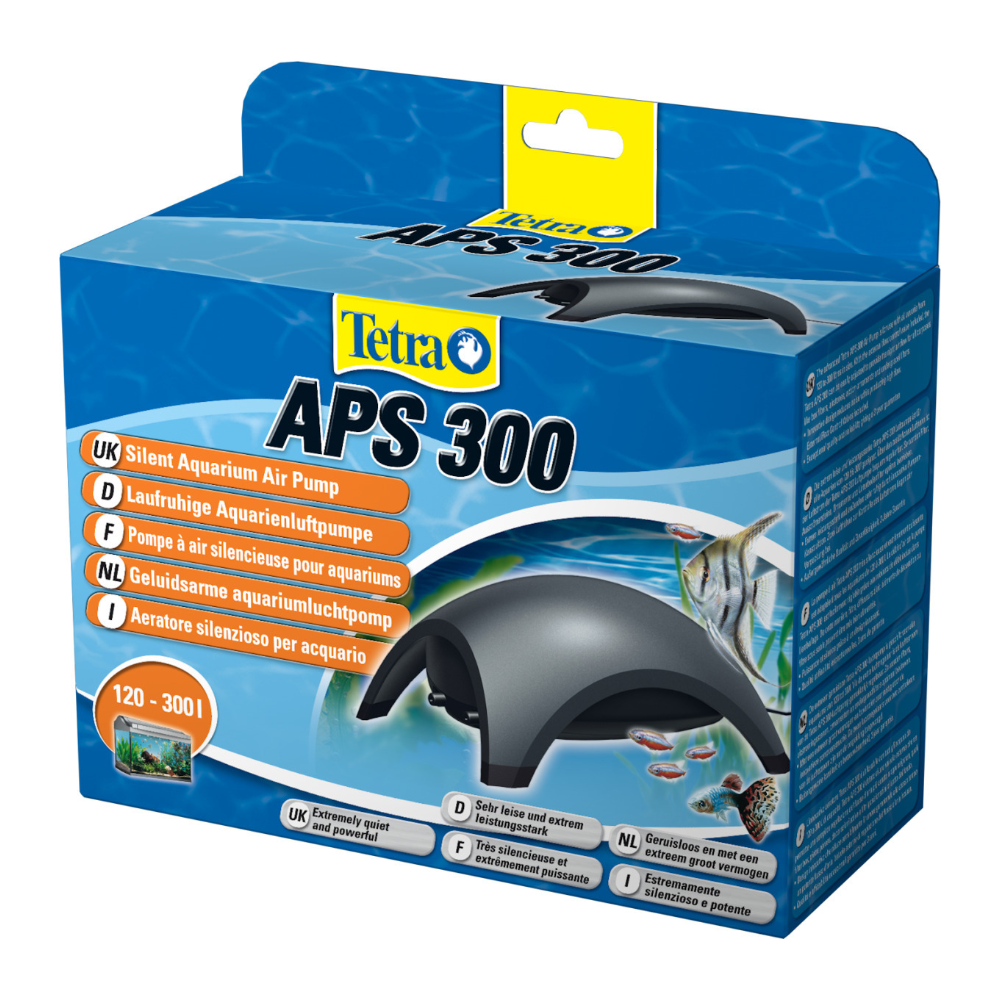 Pompe à air silencieuse pour aquariums aps 300 | 120 - 300 litres
