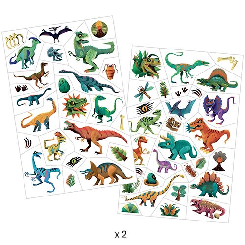 Djeco tattoos - dino club