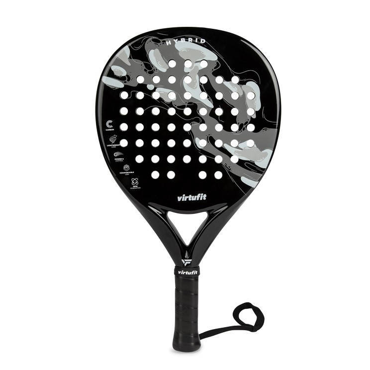 Virtufit Padelracket Hybrid grijs