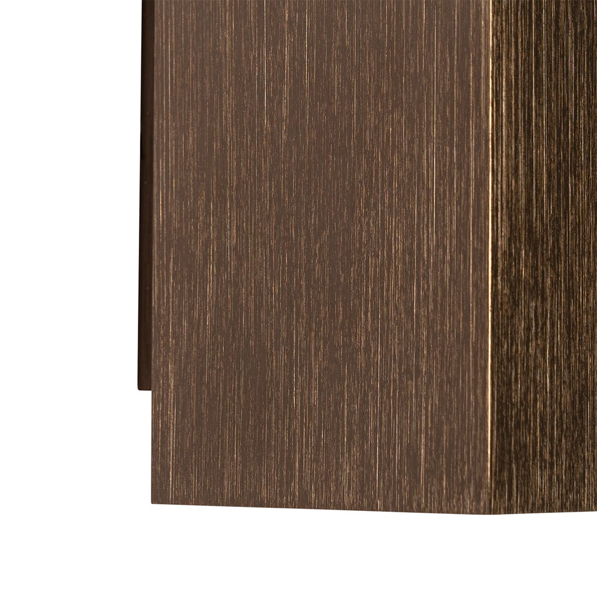 Moderne wandlamp donkerbrons vierkant 2-lichts - Sandy
