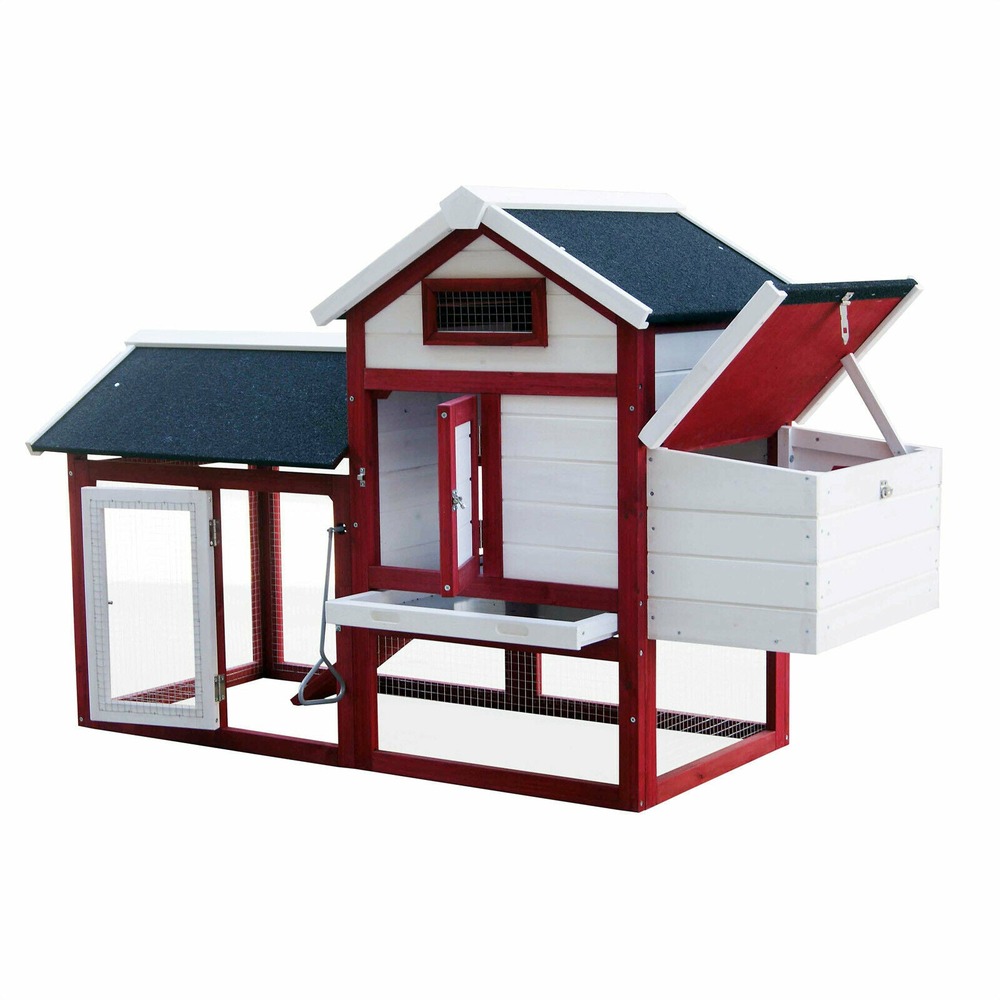 Poulailler nichoir pondoir enclos volière poule volaille clapier cage clôture 152 cm