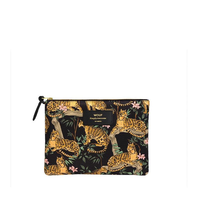 Pochette large 21.5cm Black Lazy Jungle