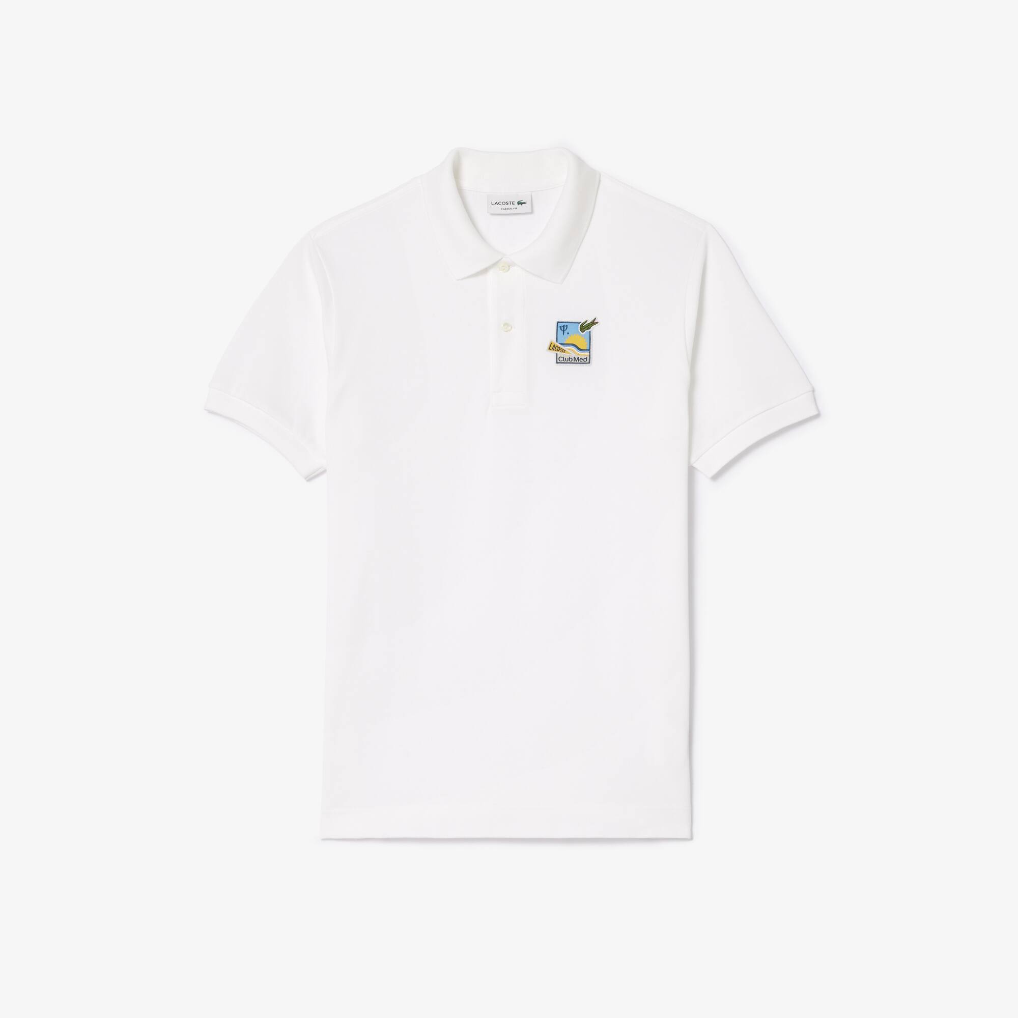 Polo Original L.12.12 Lacoste x Club Med Manches Courtes - Blanc - Lacoste - Homme