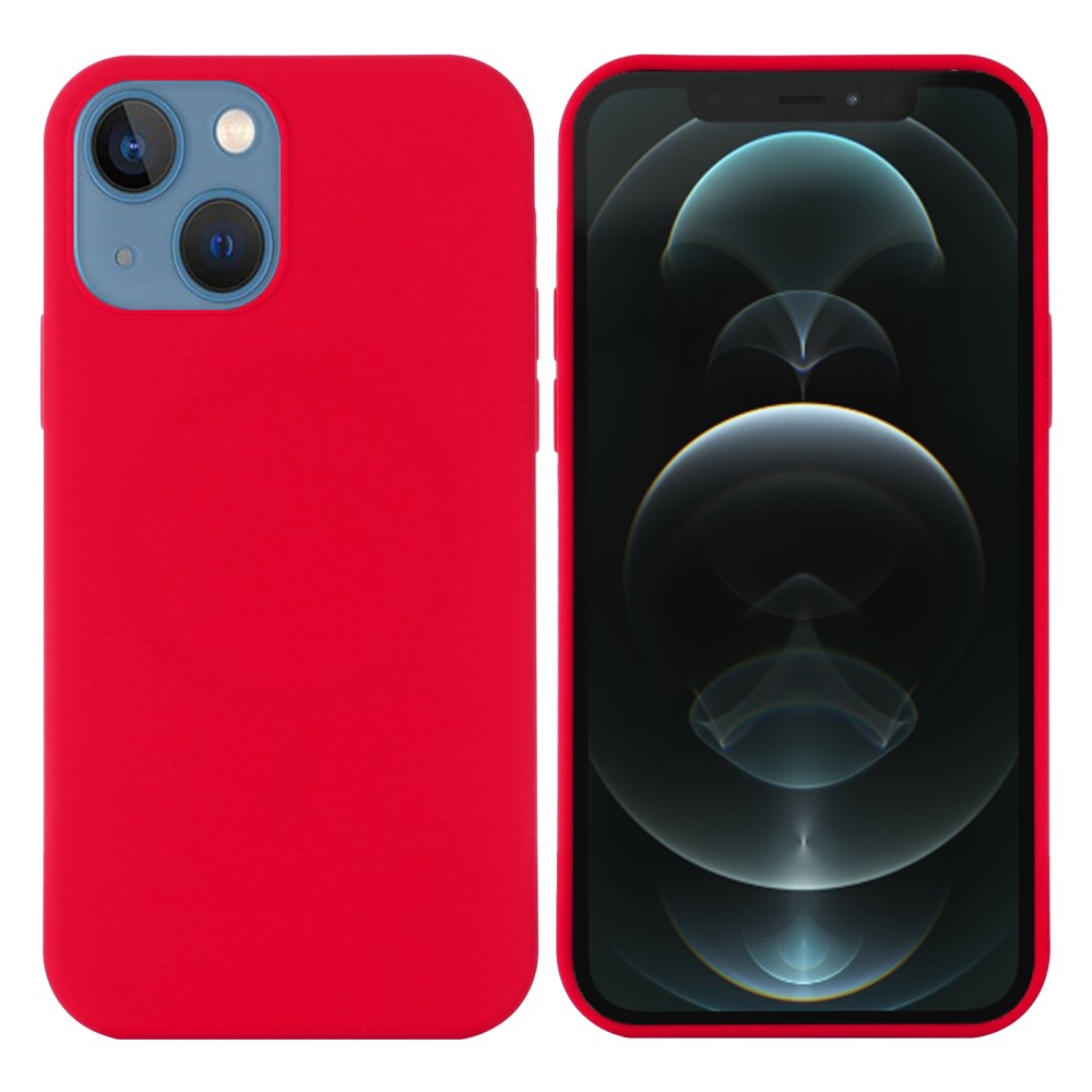 iPhone 13 MagSafe Silikon Case Hülle - Rot